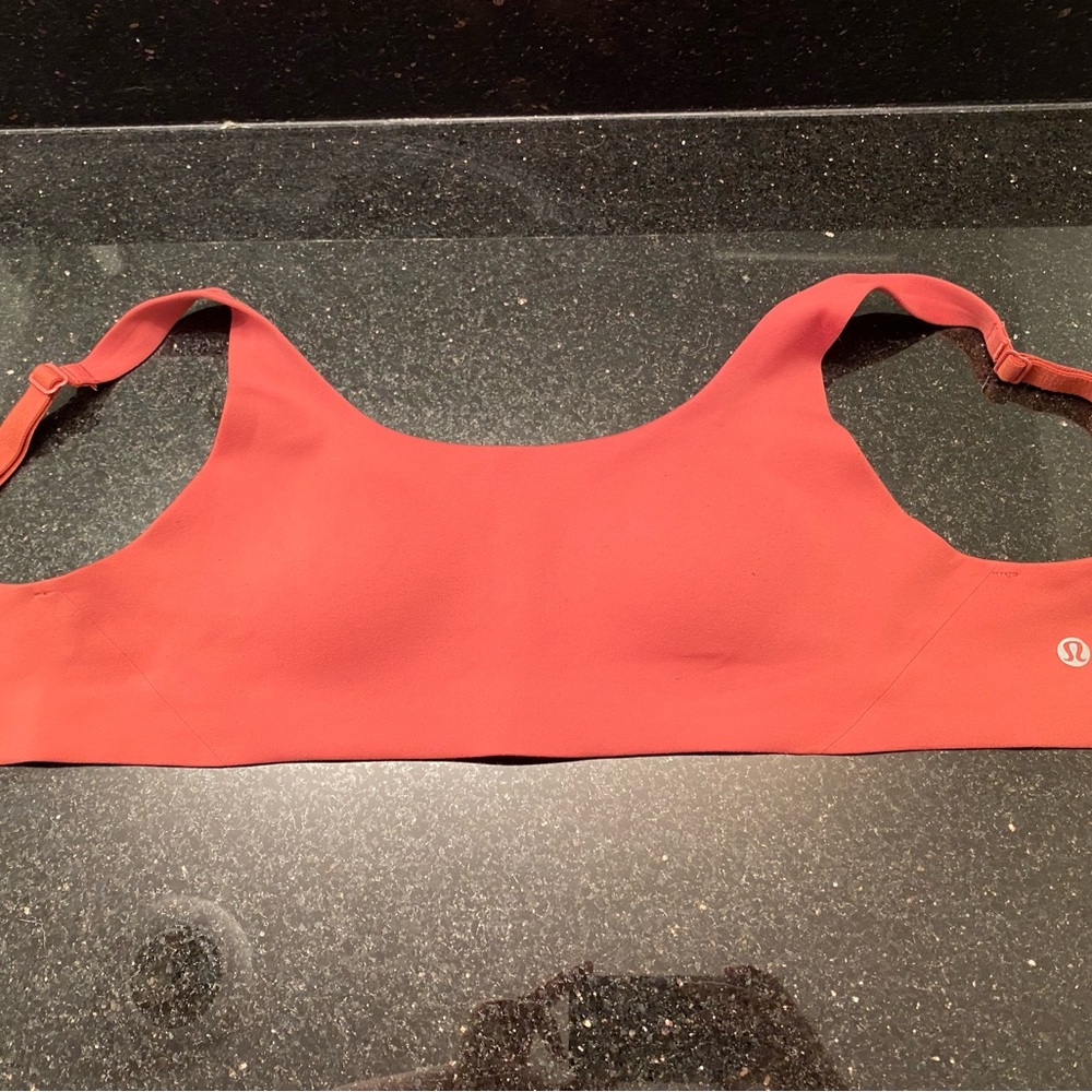 lululemon athletica Brick Red/orange Sports Bra